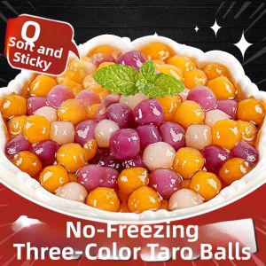 Colorful Tapioca Pearls for Icy Drinks Manual Production