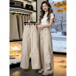 Shalldoer | High Waist Slender Loose Cargo Pants  For Pear-shaped Bodies