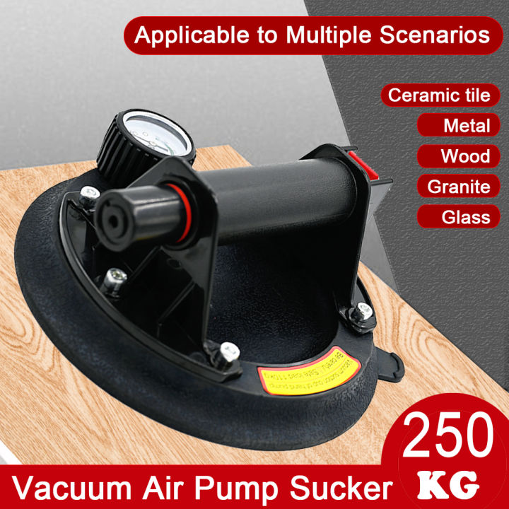 8 Inch Vacuum Suction Cup Glass Lifter Powerful Heavy Duty Vacuum ...