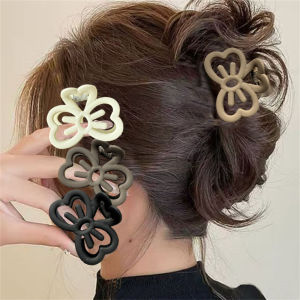 4Pcs/set Fashion Cat Bow Hair Clip Women Plastic Claw Clip Fashion Crab Hair Clip Sweet Hair Claw Hair Accessories