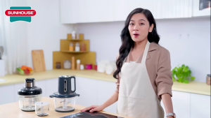 MÁY XAY THỊT 2 CỐI SUNHOUSE SHD5412 - Dung tích cối lớn 2L và cối nhỏ 0.3L BH 12 tháng