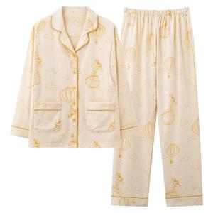 MiiOW | Pure Cotton Maternity Sleepwear Women Nursing Spring Autumn New Arrival Pre And Postpartum Home Clothes Comfortable Long Sleeve