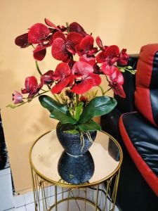 Orkid latex 2 tangkai siap gubah