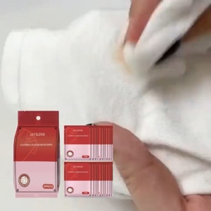 20PCS Lap Penghilang Noda Pakaian Clothes Stain Remover Disposable Wipes Hand-Free Wash Stain Remover Emergency Outgoing Instant Cleaner 去污渍湿巾