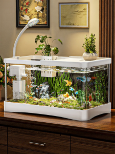 XINGYOU | Filter Oxygenation Integrated Aquarium Complete Ecosystem Landscape