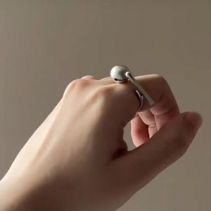 Wooden Fish Ring Decompression Can Be Achieved By Pressing The Merit Wooden Fish Ring Creative Design Exquisite and Niche Ring