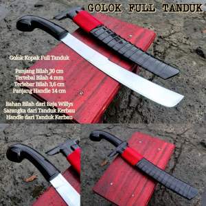 Golok Custom multifungsi Serbaguna untuk berkebun atau sembeliahn hewan kurban