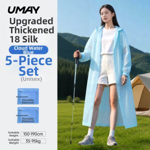 Umay(佑美) | Waterproof Raincoat Heavy Rain Protection Thick Full Coverage Portable