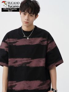 TUCANO | Color Stripes Cotton T-Shirt Short Sleeve
