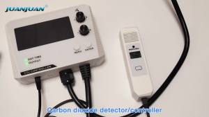 Digital CO2 Controller Air Quality Monitor 0~5000ppm CO2 Concentration Detector Carbon Dioxide Regulator for Plant Greenhouse