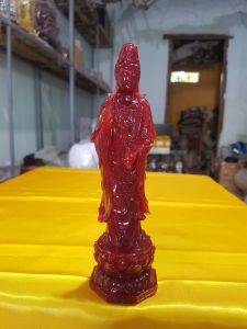 Tượng Phật Quan Âm Bồ Tát thờ cúng hoặc để xe ô tô  cao cấp cao 20cm