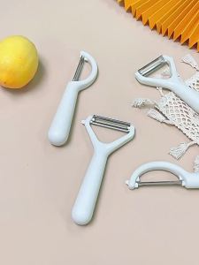 【X】Stainless Steel Multi Function Peeler Long Handle Sharp Blade For Vegetable Fruit Potato Kitchen Cooking Tool