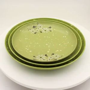 Anti-Fall Tableware: Discover the 6-Inch Thickened Flower Bowl & Trendy Floral Plate
