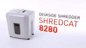 IDEAL Shredcat 8280 CC Auto-Feed Paper Shredder-Auto 150 sheets (30 Liters) (Cross Cut Mesin Penghancur Kertas Heavy Duty Shredder 8280CC 8280C Mesin Perincih Xeon 8280 Shredder Redcat - Lazada
