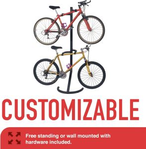 RACOR Gravity bike rack Bicycle Parking Rack Indoor Wall Vertical Road Bicycle Display Stand Mountain Bike Hanger Bicycle Support Frame