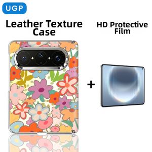 UGP | Dopamine Colorful Flowers Full-Enclosure Shockproof Ultra-Thin Foldable Phone Case for PuraX Max