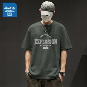 Jeanswest | Áo Thun Cotton Nam Hè Dáng Rộng