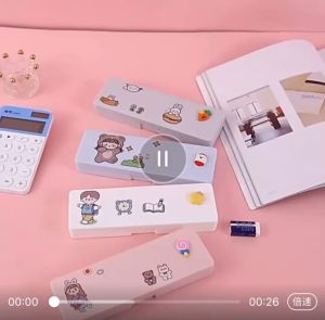 STCPHANIE 💕 กล่องดินสอ เรียบง่าย สําหรับใส่เครื่องเขียน ความจุขนาดใหญ่