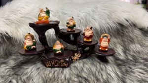 Bộ 6 Tượng Phật Di Lặc tọa đế Như Ý Cát Tường