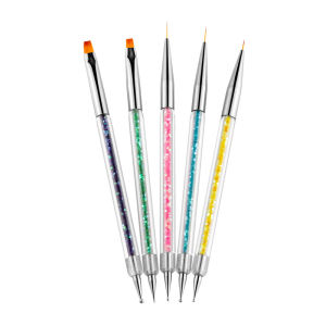 Nails Art Dotting Pen Acrylic Drawing Liner Supplies Brush Rhinestone Gems Picker UV Gel Painting Manicure Accessoires Tools