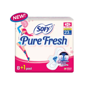 Sofy Sanitary Napkin Pure Fresh with Wings 23cm 9 Pads