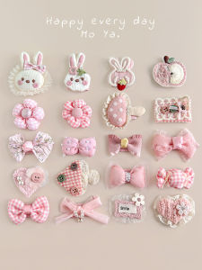ENEN | Cute Sweet Cartoon Bunny Bow Hair Clip No Damage