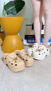 BL-9318 Sandal Baim Fuji EVA Rubber Sandal Wedges Slop Import 3D Terbaru AntiSlip Tinggi 8 CM