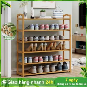 BOHO Kệ Để Giày Dép TRE 3/4/5/6 Tầng Kệ Đa Năng Decor Trang Trí -Tre NO.1 Nhập khẩu CHINA