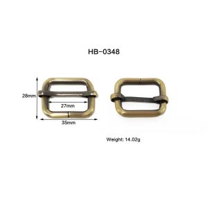 (5 cái) Khoen tăng giảm bằng kim loại hình chữ nhật thời trang HB-0348 28*35*27mm #ssl_accessories