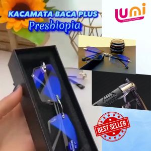 Kacamata 4 in 1 Baca Super Plus Auto Fokus Blueray Anti Radiasi +1.00 s/d +3.00 untuk Rabun