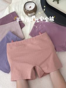 Womens Panties Breathable Soft Thin Underwear Boxer Pants Mid Waist Comfortable Safety Pants Pure Cotton Underwear Intimates