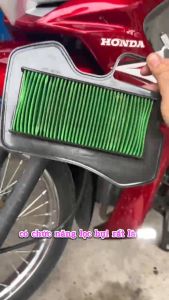 Lọc gió xe Wave S110 RS RSX 110 (2009 - 2013) Wave Blade 110 Wave A (2017-nay) lọc bụi tốt xe vận hành tiết kiệm nhiên liệu