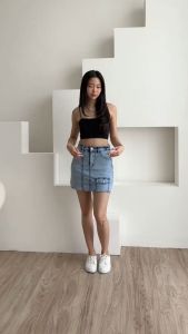 Rok Jeans Wanita Jersey Skort - SYS CLOTHIER