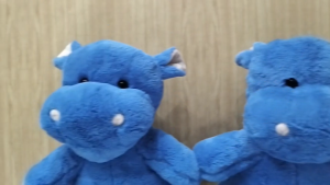 DREAMTOYS96 Boneka Peluk Anak Boneka Hippo Kuda Nill Rassel Biru Size Xl