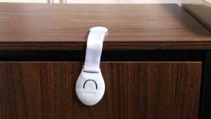Ribbon Lock Safety Kids Drawer Alat Pengunci Lemari Safety Belt Lock Drawer Safety Child Lock