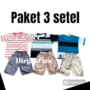 105 ribu dapat 3 pcs setelan anak 1-10 tahun