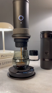 OutIn Mino Portable Electric Espresso Machine – 22 Bar Self-Heating Travel Coffee Maker