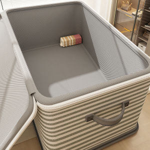 Besee | Lockable Dual-Zipper Foldable Cloth Storage Box