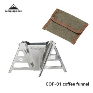 Campingmoon | CAMPINGMOON COF-01 Stainless Steel Coffee Filter Hand Brewed Funnel Holder Detachable Folding Creative Coffee Brewing Accessory