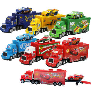 Cars 2 Mack Truck Pixar racing car Lightning McQueen Jackson Storm mini Car 1 3 collection Die cast Metal Toy Gift for kid gift