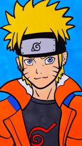 Naruto - Set 10 Tờ Tranh Tô Màu A4 A5 Dành Cho Màu Sáp Màu Chì - TRANH TÔ MÀU COLOR LAND