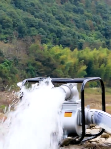 Reaim Water Pump Bensin Pompa Self-priming 7HP Pompa Air Pertanian Daya Tinggi 2-tak Pompa Air Udara Bensin