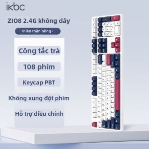 Bàn phím cơ không dây iKBC Z108 phím với switch đỏ cho chơi game và văn phòng