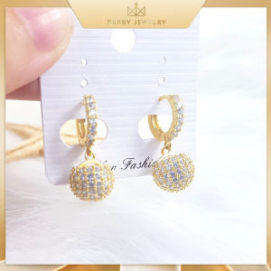 Bông Tai Nữ Xuping Titan Đính Đá Khuyên Tai Gài Nữ Cao Cấp Kiểu Dáng Thanh Lịch Quý Phái B40V1 | Berry Jewelry