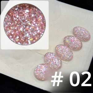 12 มล. 1-10 ชิ้น 2025 ยาทาเล็บสีใหม่สำหรับฤดูใบไม้ร่วง สีใสแบบน้ำแข็ง เจ็ดสี ประกายวิบวับ ฟลешซุปเปอร์ โอปอล กลิตเตอร์เคลือบทอง ยาทาเล็บเจล