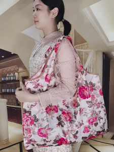 Cartoon Student Large Capacity Eco-friendly Bag Shopping Bag Foldable Portable Lightweight Vegetable Buying Storage Bag