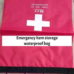 First Aid Kit Dry Bag Travel Empty First Aid Kit Pouch Storage Bag for Emergency Portable Waterproof First Aid Kit Dry Pack Pouch for Outdoor Camping Drifting Hiking