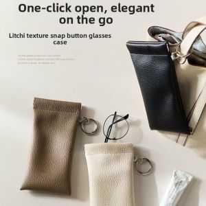 MEYGOROOM | With Cleaning Cloth Closure Eyeglasses Case