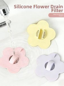 CHEZHURIJI | Silicone Flower Drain Filter Plug Basin Stopper