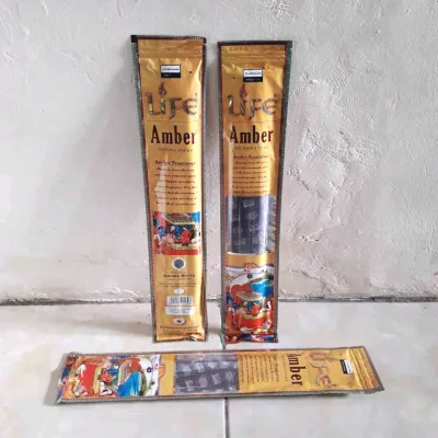 Dupa AMBER Stick DARSHAN India 1 Bungkus isi 50 Batang